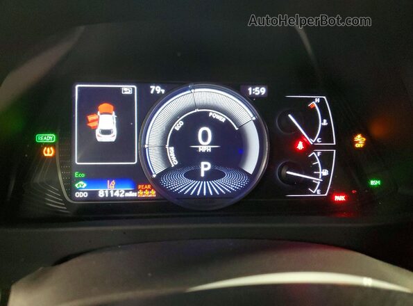 JTHU9JBH5K2019424 2019 LEXUS UX Gray ხელსაწყოთა პანელის ხედი