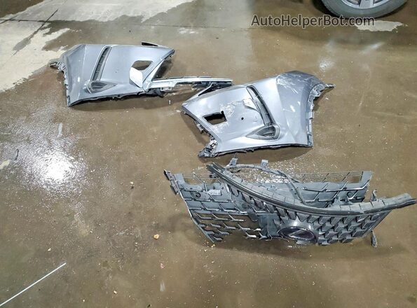 JTHU9JBH5K2019424 2019 LEXUS UX Gray ძრავის განყოფილების ხედი