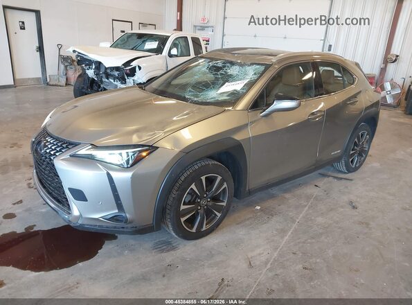 JTHU9JBH7K2006383 2019 LEXUS UX 250H Gray Передня ліва чверть