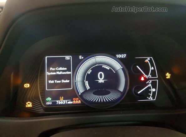 JTHU9JBH7K2019571 2019 LEXUS UX Silver Սարքավորումների վահանակի տեսք