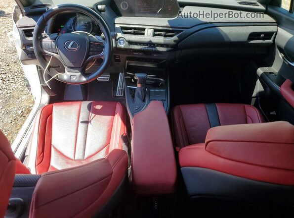 JTHU9JBH8K2018770 2019 LEXUS UX White Вид панелі приладів