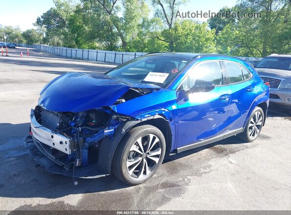 JTHUCJDH4S2008820 2025 LEXUS UX 300H Blue Առջևի ձախ երեք քառորդ տեսարան