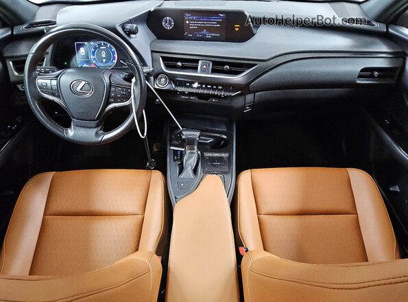 JTHX3JBH0M2040232 2021 LEXUS UX Gray Առջևի վահանակի տեսք