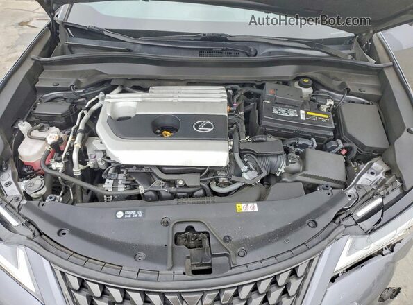 JTHX3JBH1M2036819 2021 LEXUS UX Charcoal Widok wnętrza z tyłu