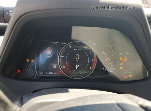 JTHX3JBH2M2034805 2021 LEXUS UX White ხელსაწყოთა პანელის ხედი