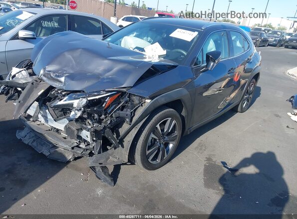 JTHX3JBH5N2045945 2022 LEXUS UX 200 Gray Передня ліва чверть