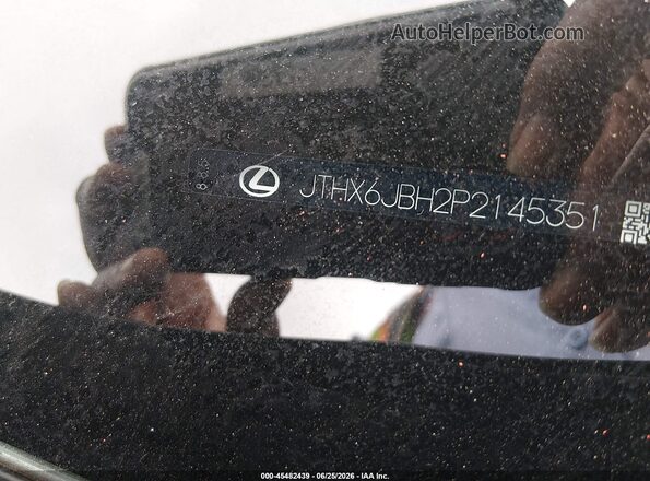 JTHX6JBH2P2145351 2023 LEXUS UX 250H Black Շարժիչի բաժամունքի տեսք