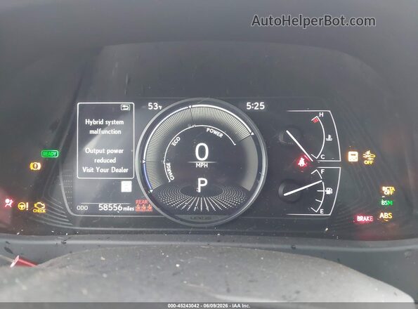 JTHX9JBH0L2033360 2020 LEXUS UX 250H White Widok tylnych siedzeń