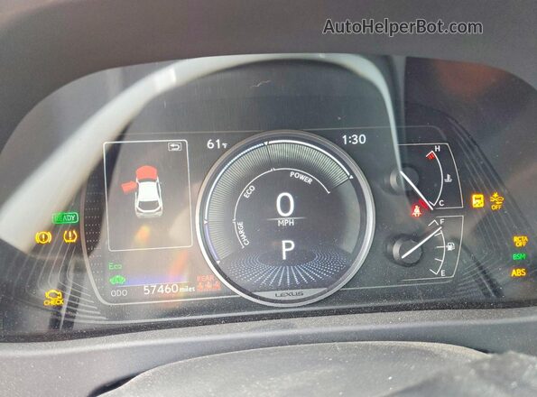 JTHX9JBH1L2034808 2020 LEXUS UX Orange ხელსაწყოთა პანელის ხედი