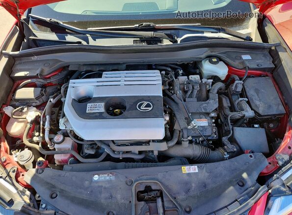 JTHX9JBH5L2035444 2020 LEXUS UX Red Սալոնի հետևի տեսք