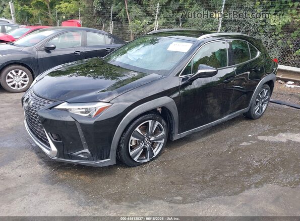 JTHY3JBH2K2016256 2019 LEXUS UX 200 Black Vista tres cuartos delantera izquierda