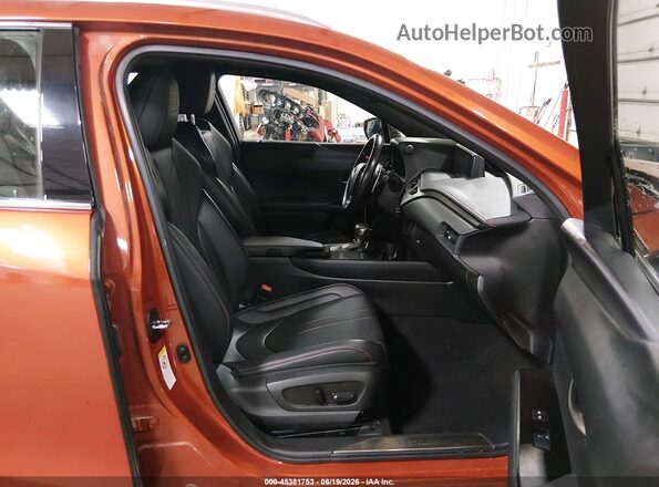 JTHY3JBH5K2005350 2019 LEXUS UX 200 F SPORT FWD Orange Widok wnętrza z przodu