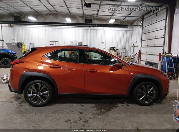 JTHY3JBH5K2005350 2019 LEXUS UX 200 F SPORT FWD Orange Widok wnętrza z tyłu