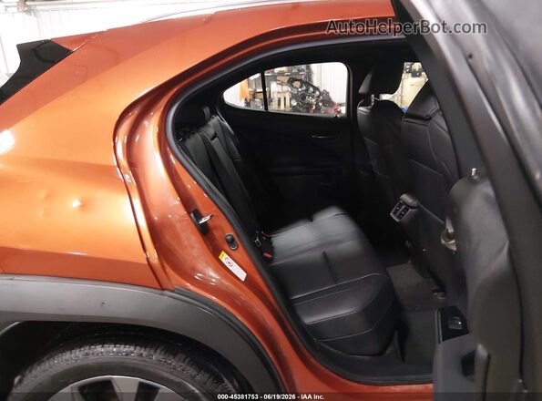 JTHY3JBH5K2005350 2019 LEXUS UX 200 F SPORT FWD Orange Widok naklejki z numerem VIN