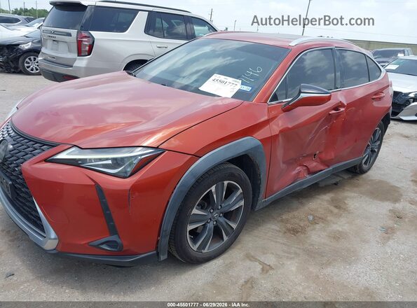 JTHY3JBH5K2007146 2019 LEXUS UX 200 Orange Vista tres cuartos delantera izquierda