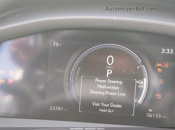 JTJAAAAB2PA007427 2023 LEXUS RZ 450E Silver 