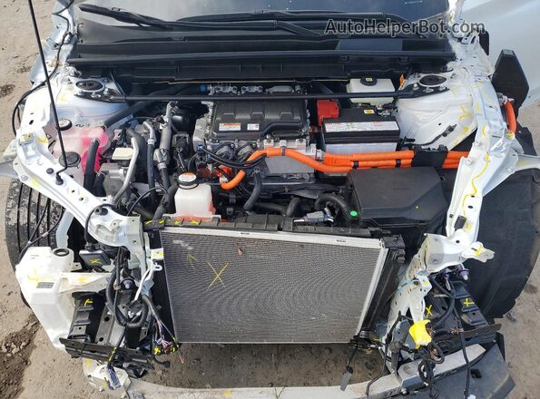 JTJAAAAB2PA015091 2023 LEXUS RZ White Vista del compartimento del motor