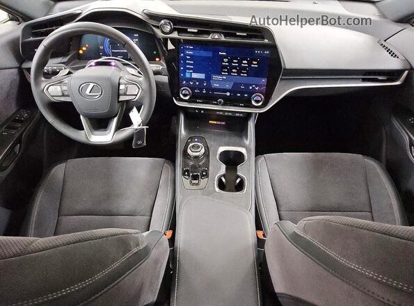JTJAAAAB4RA027584 2024 LEXUS RZ White Widok deski rozdzielczej