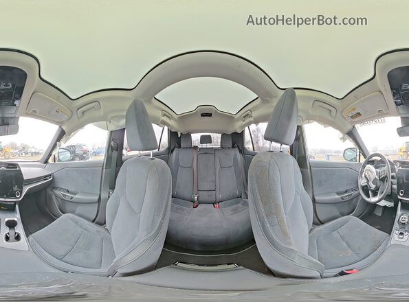 JTJAAAAB9PA015234 2023 LEXUS RZ Silver 360 interior view