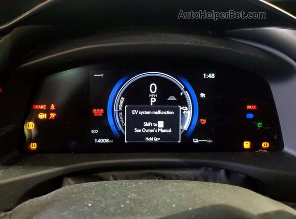 JTJABABB4RA006889 2024 LEXUS RZ White Instrument cluster view