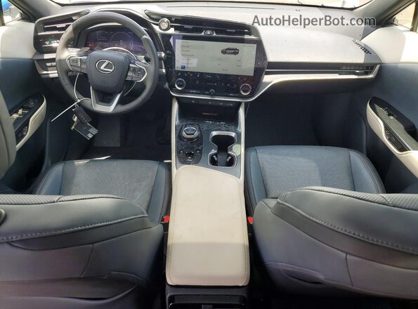JTJABABBXSA008457 2025 LEXUS RZ White Dashboard view