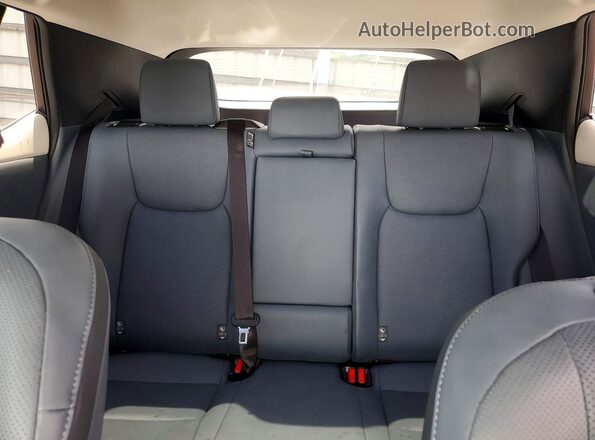 JTJABABBXSA008457 2025 LEXUS RZ White Rear seats view