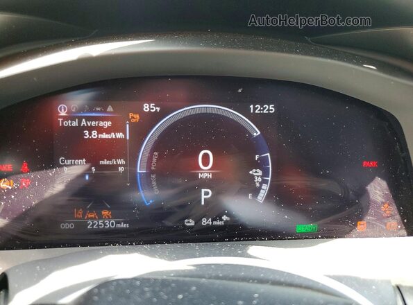 JTJABABBXSA008457 2025 LEXUS RZ White Instrument cluster view