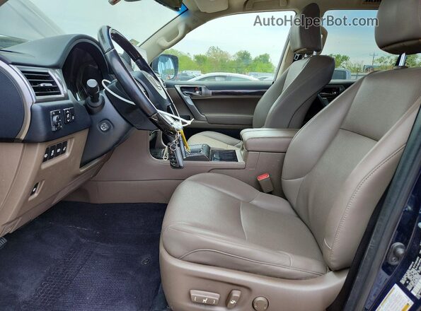 JTJAM7BX2N5314235 2022 LEXUS GX Blue Widok wnętrza z przodu