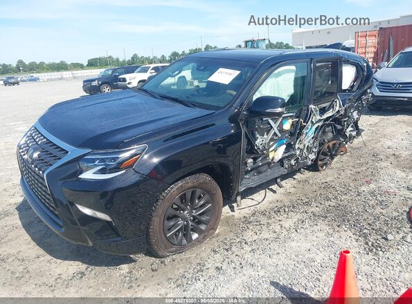 JTJAM7BX6L5263612 2020 LEXUS GX 460 Black Առջևի ձախ երեք քառորդ տեսարան