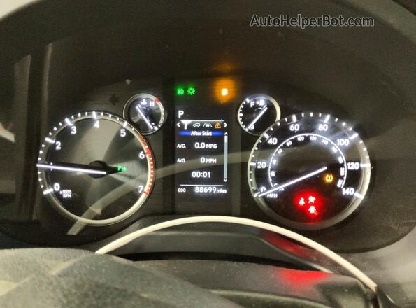JTJAM7BX6M5275034 2021 LEXUS GX Black Вид щитка приладів