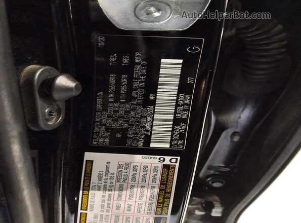 JTJAM7BX6M5275034 2021 LEXUS GX Black Вид наклейки з VIN-кодом