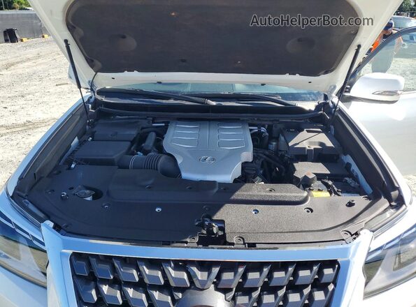 JTJAM7BX6N5324122 2022 LEXUS GX Белый Вид подкапотного пространства