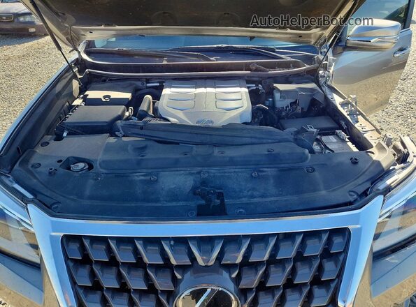 JTJAM7BX6P5372996 2023 LEXUS GX Серебряный Вид подкапотного пространства
