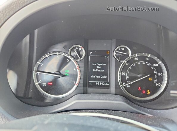JTJAM7BX7L5263831 2020 LEXUS GX White ხელსაწყოთა პანელის ხედი