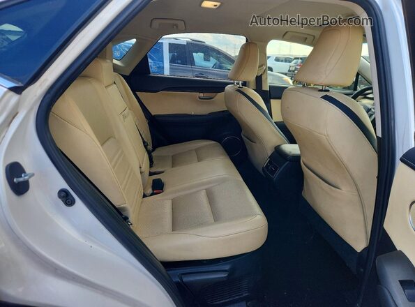 JTJBARBZ0G2059776 2016 LEXUS NX White Vista de los asientos traseros
