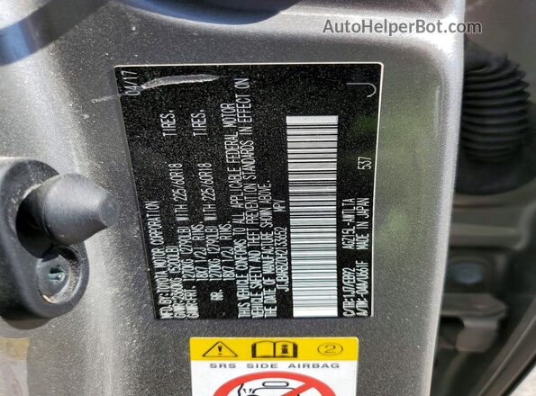 JTJBARBZ0H2133652 2017 LEXUS NX Silver 