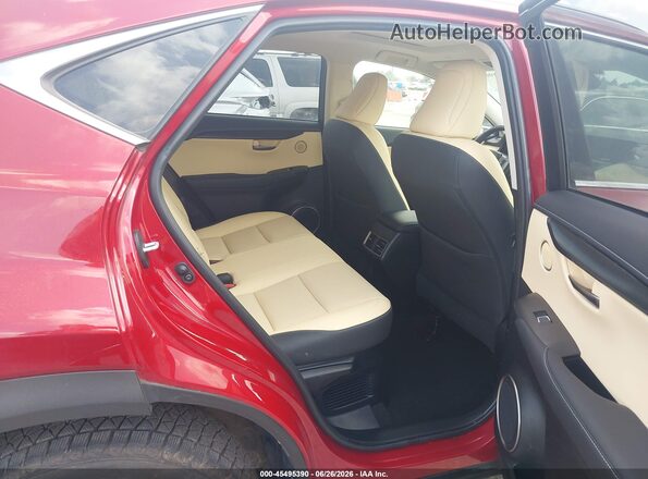 JTJBARBZ0J2164373 2018 LEXUS NX 300 Red Вид наклейки з VIN-кодом