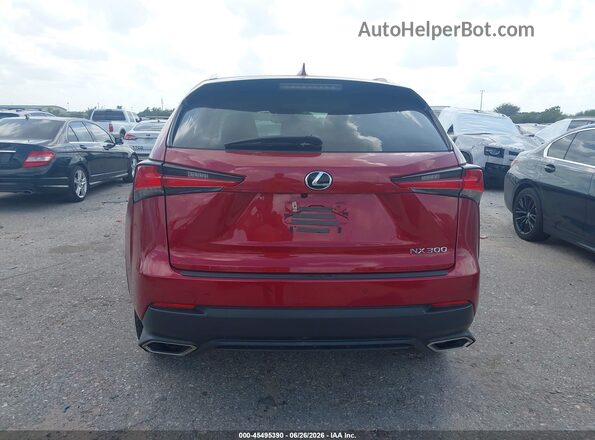 JTJBARBZ0J2164373 2018 LEXUS NX 300 Red 