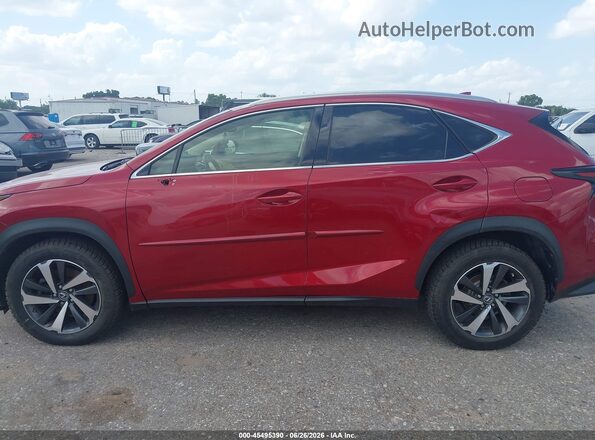 JTJBARBZ0J2164373 2018 LEXUS NX 300 Red Вид задньої частини салону