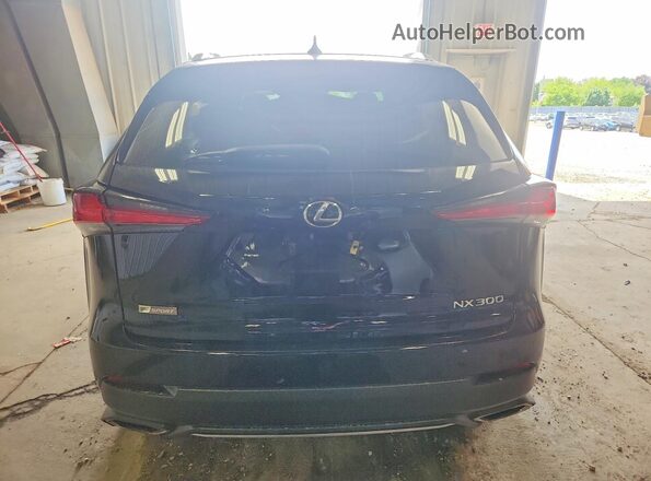 JTJBARBZ0K2200001 2019 LEXUS NX Black Widok z tyłu
