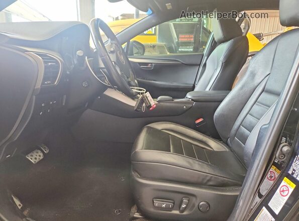 JTJBARBZ0K2200001 2019 LEXUS NX Black Widok wnętrza z przodu