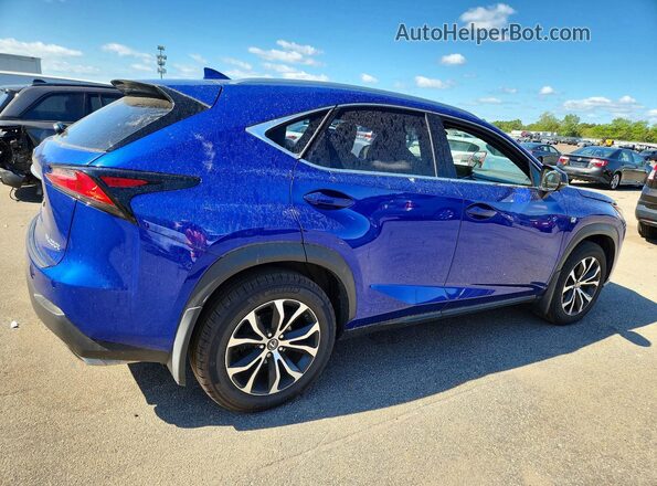 JTJBARBZ1H2110350 2017 LEXUS NX Синий Задняя правая четверть