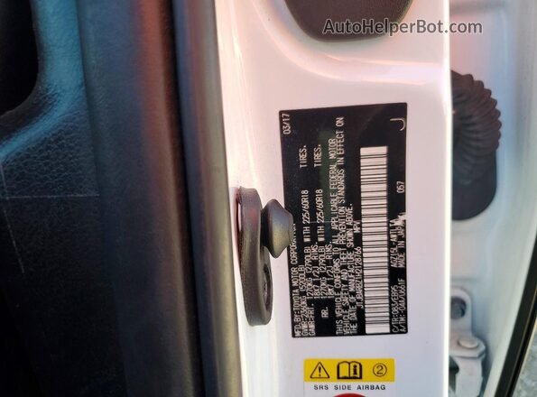 JTJBARBZ1H2128766 2017 LEXUS NX White 