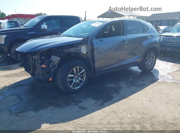JTJBARBZ2G2054224 2016 LEXUS NX 200T Gray Առջևի ձախ երեք քառորդ տեսարան