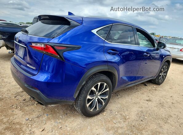 JTJBARBZ3H2123391 2017 LEXUS NX Blue Задня права чверть