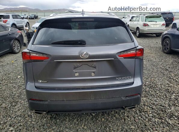 JTJBARBZ3H2126680 2017 LEXUS NX Charcoal Rear view