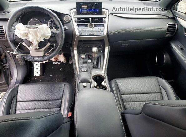 JTJBARBZ3H2126680 2017 LEXUS NX Charcoal Dashboard view