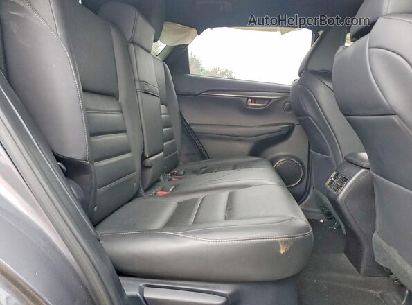 JTJBARBZ3H2126680 2017 LEXUS NX Charcoal Rear interior view