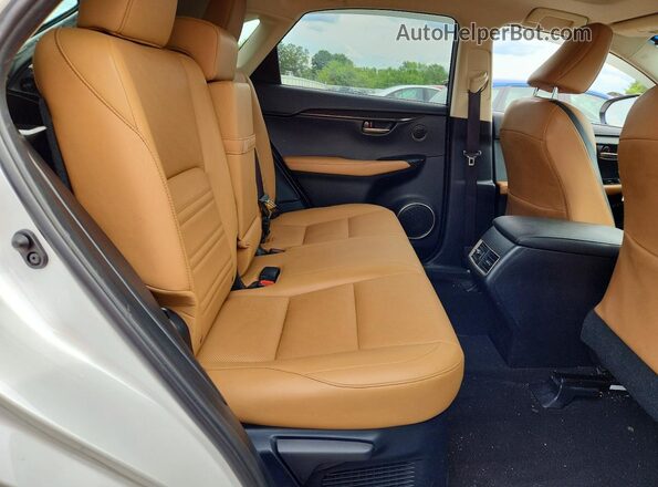 JTJBARBZ4G2064463 2016 LEXUS NX White Widok wnętrza z tyłu