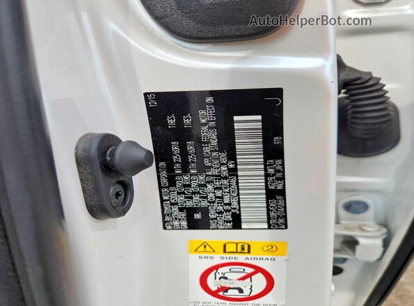 JTJBARBZ4G2064463 2016 LEXUS NX White Widok wnętrza 360 stopni